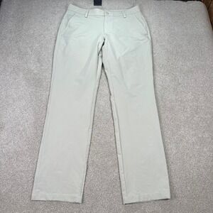 Under Armour Mens Golf Pants‎ 34x32 Beige Lightweight Performance khaki work